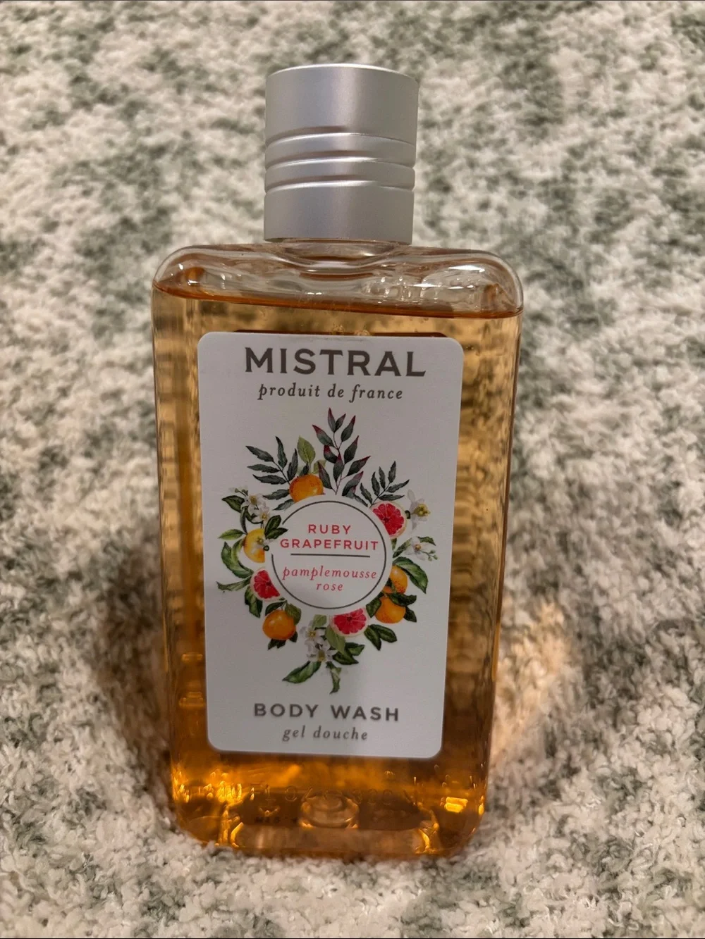 Mistral Ruby Grapefruit Scented Luxury Body Wash NWT 10oz Made in France